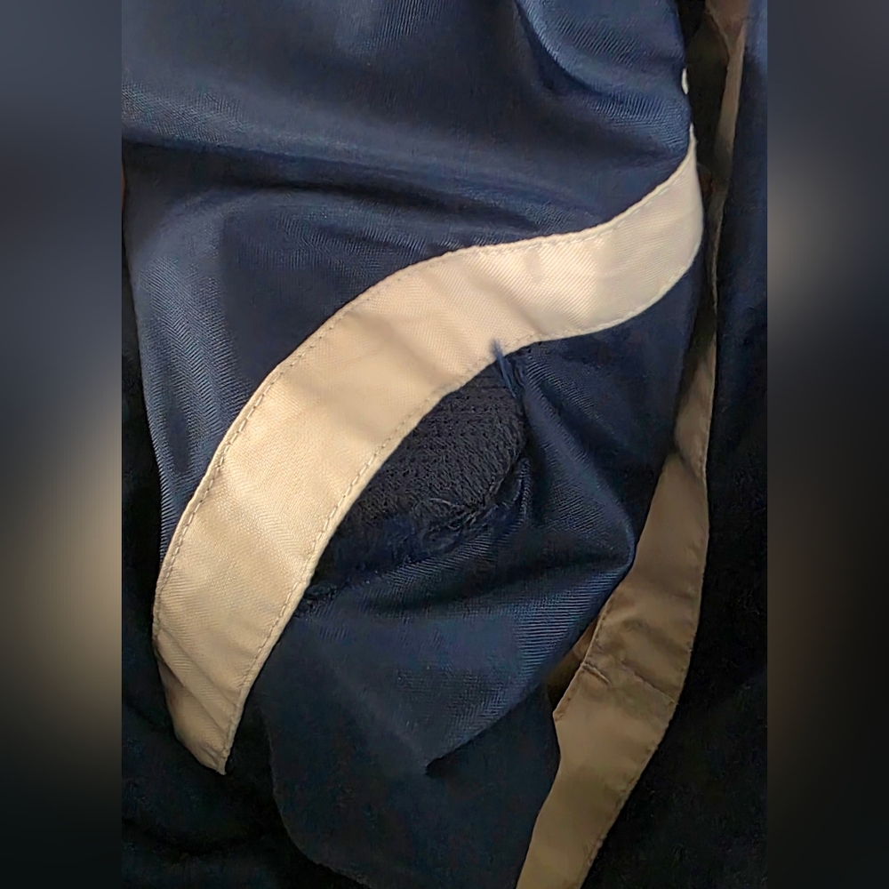 Majestic Vintage San Diego Padres Jacket Men's SZ Medium Blue official Baseball - Picture 6 of 15